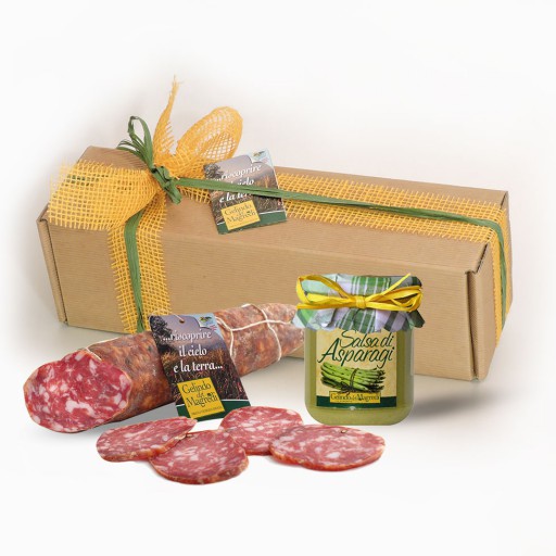 Salame del Norcino e Salsa di Asparagi